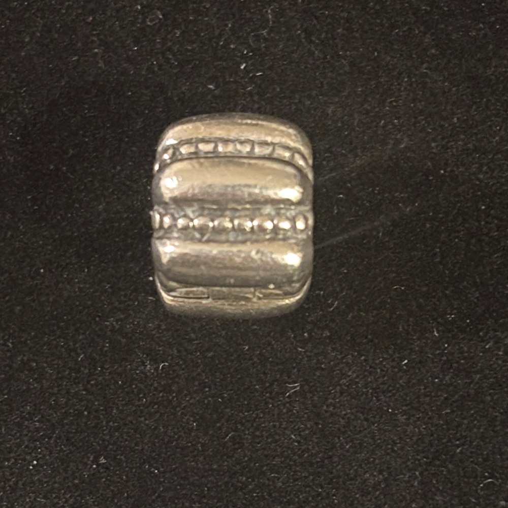 Pandora Textured Clip Charm *RETIRED*